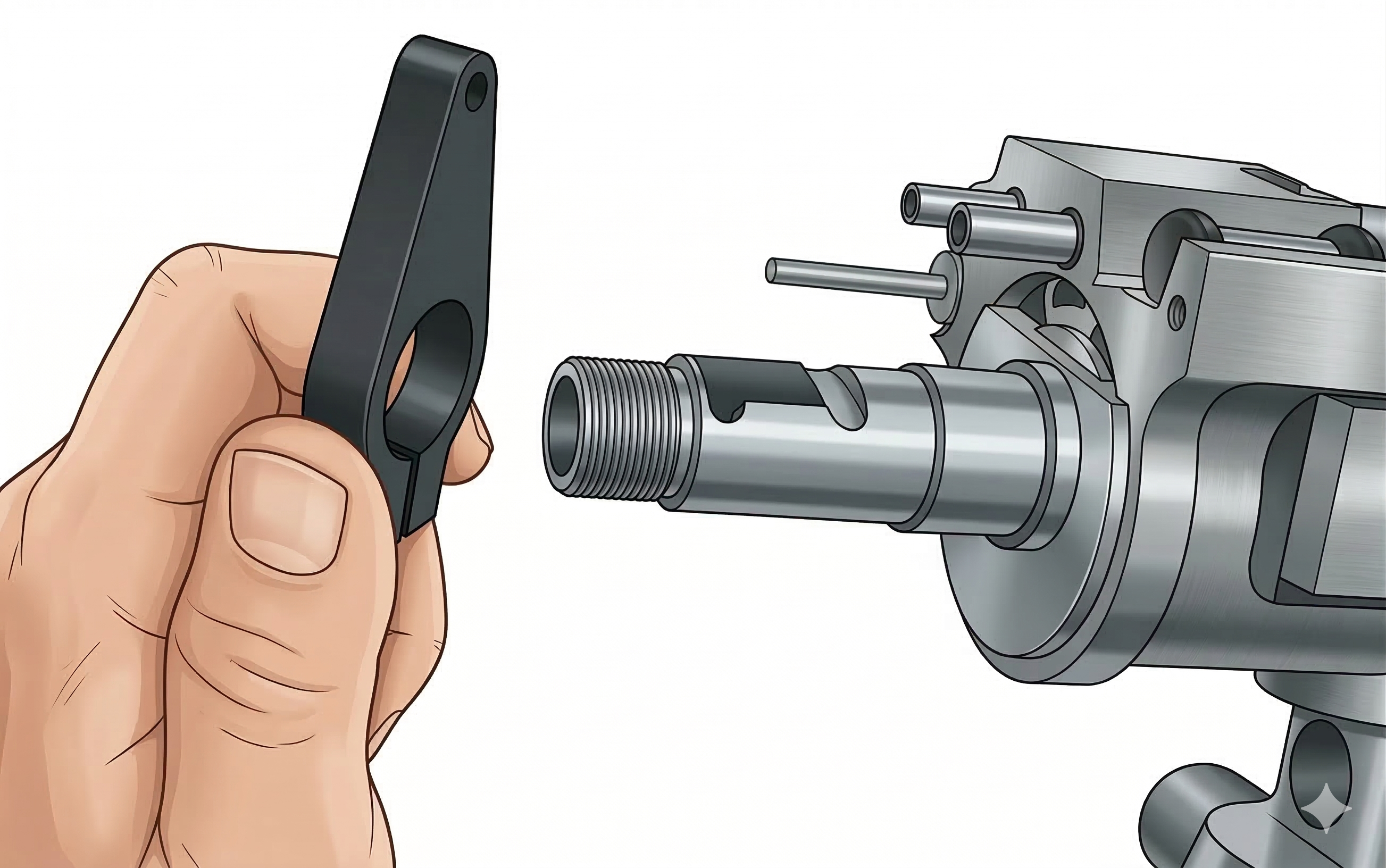 Step 6: Remove feed adjustment foot