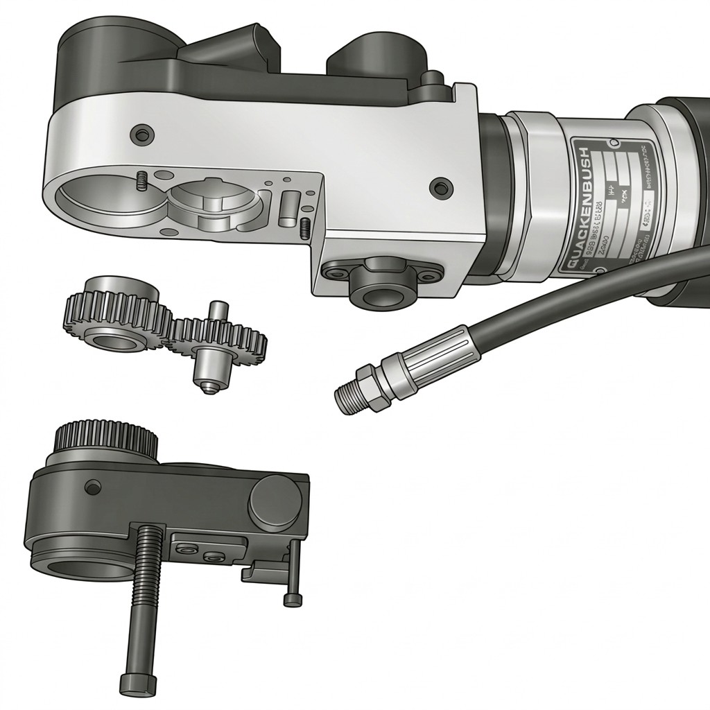 Remove Air Hose and Differential Gears